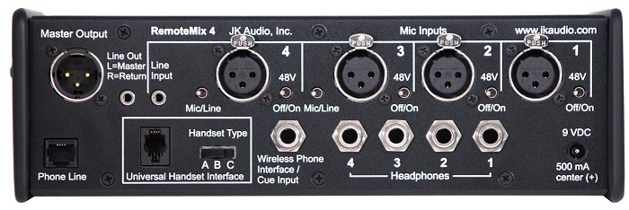 RemoteMix 4 Rear