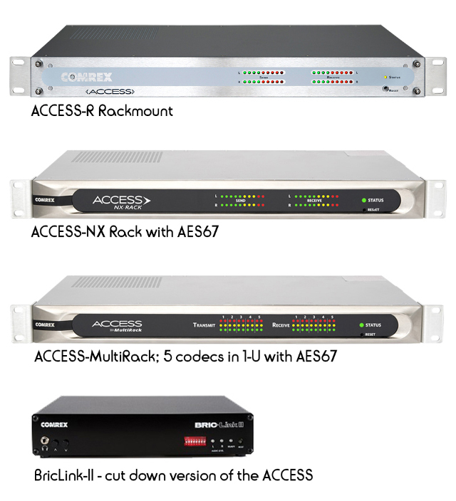 Comrex Studio Codecs